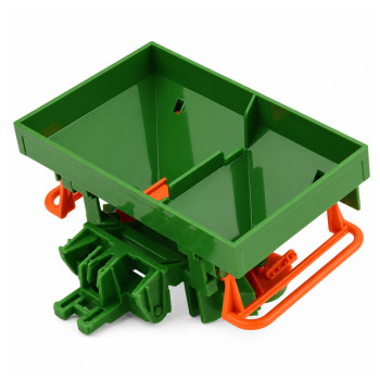 Traktor Rolniczy Farmerski z Siewnikiem Gumowe Koła Maszyna Rolnicza 1:24