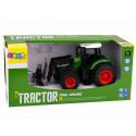 Traktor Rolniczy Farmerski z Chwytakiem Do Bel Gumowe Koła Zielony 1:24
