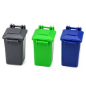 Ciężarówka Śmieciarka Kosze Na Śmieci Światła Dźwięki Pomarańczowa
