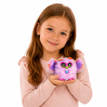 Zwierzak Interaktywny Stworek Genie Pets Światła Dźwięk Zawieszka Fioletowy