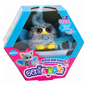 Zwierzak Interaktywny Stworek Genie Pets Światła Dźwięki Zawieszka Szary