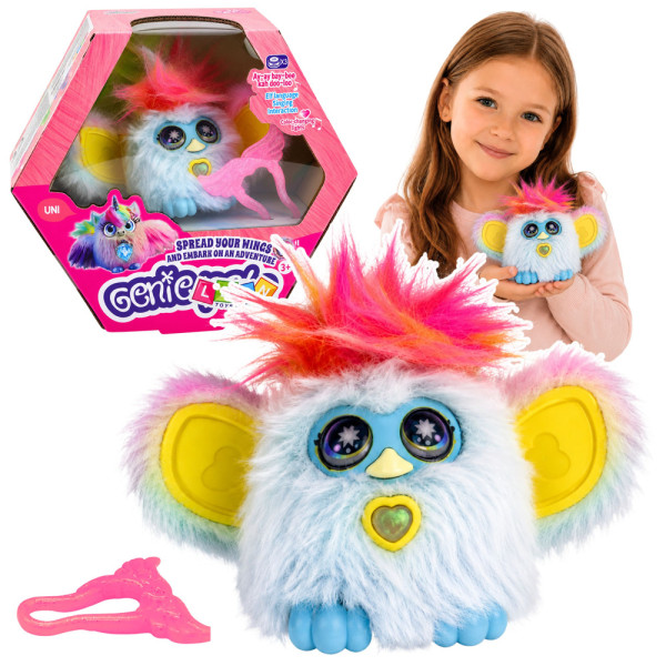 Zwierzak Interaktywny Stworek Genie Pets Światła Dźwięki Zawieszka Kolorowy