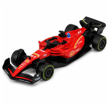 Autko Wyścigówka Metalowa Formuła Napęd Pull Back Czerwona 1:43