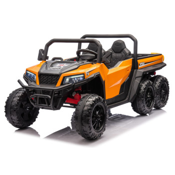 Pojazd Na Akumulator 6 Kół XB-1038A 4x4 24V Pomarańczowy