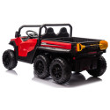 Pojazd Na Akumulator 6 Kół XB-1038A 4x4 24V Czerwony