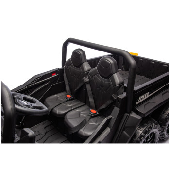 Pojazd Na Akumulator 6 Kół XB-1038A 4x4 24V Czarny