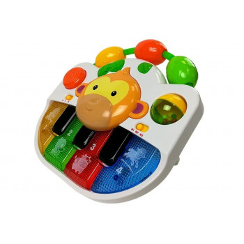 Pianinko z Małpką dla Niemowlaka Dźwięk Światła