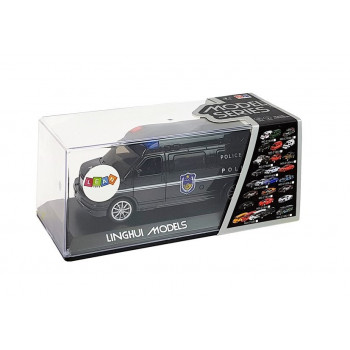 Auto Policja  z Naciągiem  ze światłami i dźwiękiem