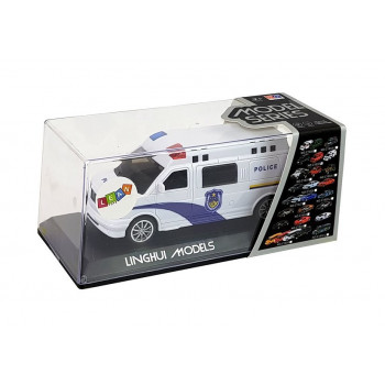 Auto Ambulans z Naciągiem ze światłami i dźwiękiem