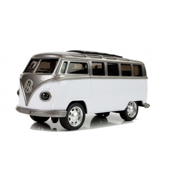 Autobus Resorak z Naciągiem Biały ze światłami i dźwiękiem