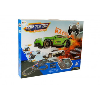 Tor Wyścigowy 1:43 2 Autka Top Turbo Światła 7,6 m długości