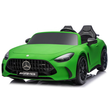 Auto Na Akumulator Mercedes GT63 AMG DKGT63 24V Cichy Silnik Matowy Zielony