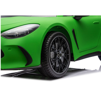 Auto Na Akumulator Mercedes GT63 AMG DKGT63 24V Cichy Silnik Matowy Zielony