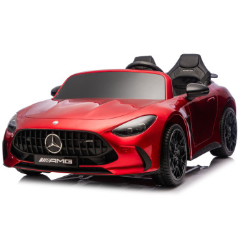 Auto Na Akumulator Mercedes GT63 AMG DK-GT63 24V LCD Czerwony Lakierowany