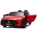 Auto Na Akumulator Mercedes GT63 AMG DK-GT63 24V LCD Czerwony Lakierowany