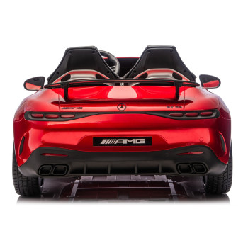 Auto Na Akumulator Mercedes GT63 AMG DK-GT63 24V LCD Czerwony Lakierowany