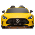 Auto Na Akumulator Mercedes GT63 AMG DK-GT63 24V LCD Żółty