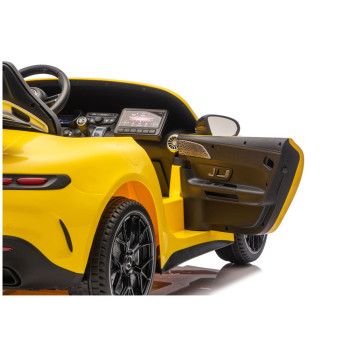 Auto Na Akumulator Mercedes GT63 AMG DK-GT63 24V LCD Żółty