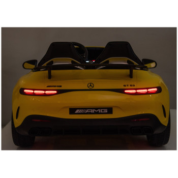 Auto Na Akumulator Mercedes GT63 AMG DK-GT63 24V LCD Żółty
