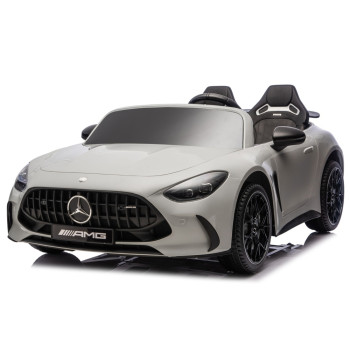 Auto Na Akumulator Mercedes GT63 AMG DKGT63 24V LCD Lakierowany Jasno Szary