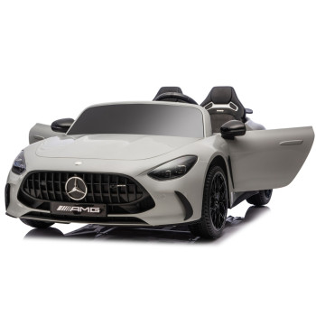 Auto Na Akumulator Mercedes GT63 AMG DKGT63 24V LCD Lakierowany Jasno Szary