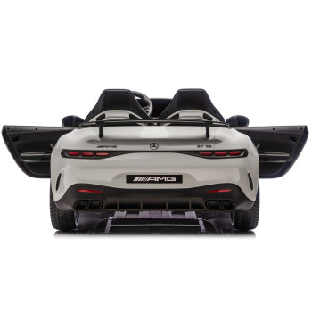 Auto Na Akumulator Mercedes GT63 AMG DKGT63 24V LCD Lakierowany Jasno Szary