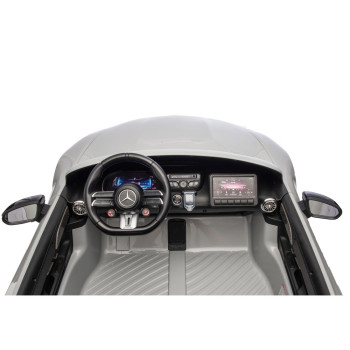 Auto Na Akumulator Mercedes GT63 AMG DKGT63 24V LCD Lakierowany Jasno Szary