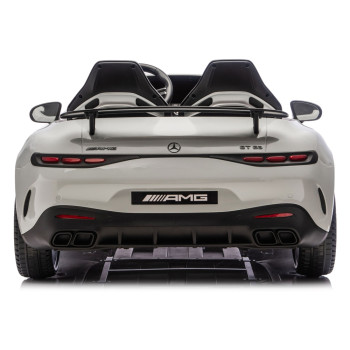 Auto Na Akumulator Mercedes GT63 AMG DKGT63 24V LCD Lakierowany Jasno Szary