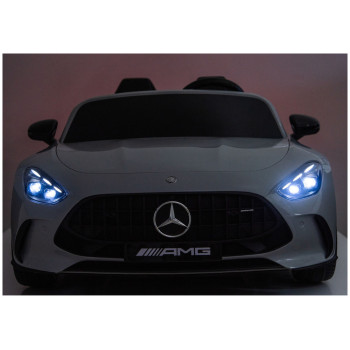 Auto Na Akumulator Mercedes GT63 AMG DKGT63 24V LCD Lakierowany Jasno Szary