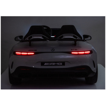 Auto Na Akumulator Mercedes GT63 AMG DKGT63 24V LCD Lakierowany Jasno Szary