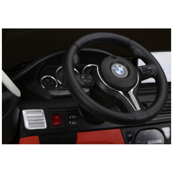 Auto Na Akumulator Nowe BMW X6M SUV Światła LED MP3 Czarne Lakierowane