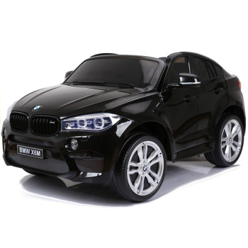 Auto Na Akumulator Nowe BMW X6M SUV Światła LED MP3 Czarne Lakierowane