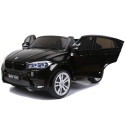 Auto Na Akumulator Nowe BMW X6M SUV Światła LED MP3 Czarne Lakierowane