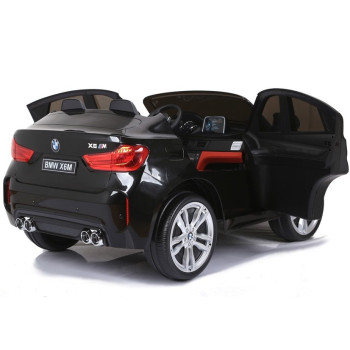 Auto Na Akumulator Nowe BMW X6M SUV Światła LED MP3 Czarne Lakierowane