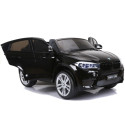 Auto Na Akumulator Nowe BMW X6M SUV Światła LED MP3 Czarne Lakierowane