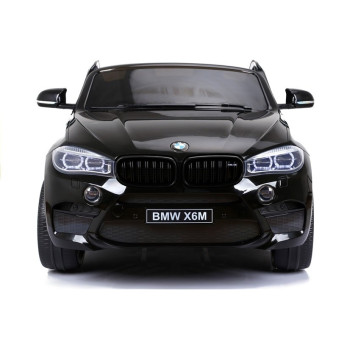 Auto Na Akumulator Nowe BMW X6M SUV Światła LED MP3 Czarne Lakierowane