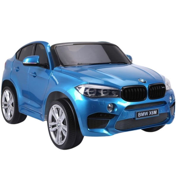 Auto Na Akumulator BMW X6M Niebieskie Lakierowane