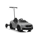 Auto Na Akumulator BMW M5 Z Platformą Dla Rodzica Srebrne Lakierowane