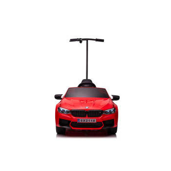 Auto Na Akumulator BMW M5 Z Platformą Dla Rodzica Czerwone Lakierowane