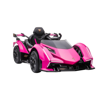 Samochód Na Akumulator Lamborghini GT HL528 Światła LED MP3 Pilot Rózowy