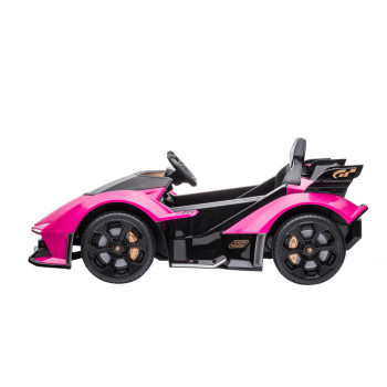 Samochód Na Akumulator Lamborghini GT HL528 Światła LED MP3 Pilot Rózowy