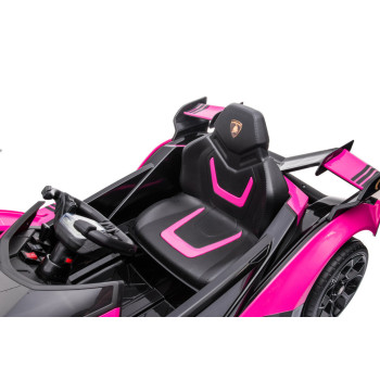 Samochód Na Akumulator Lamborghini GT HL528 Światła LED MP3 Pilot Rózowy