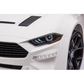 Auto Na Akumulator Ford Mustang GT Drift  SX2038 Pilot Świtła LED MP3 Biały