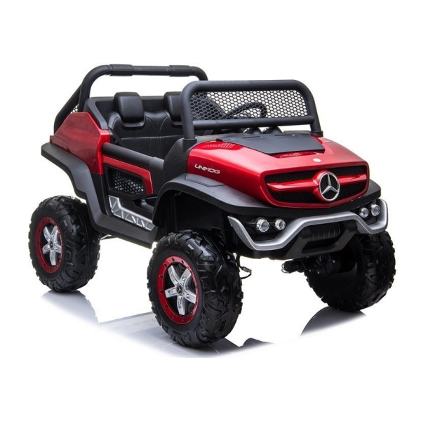 Auto na Akumulator Mercedes Unimog Czerwony