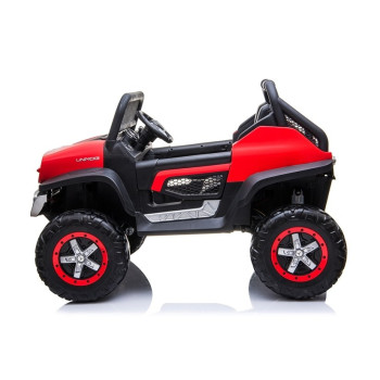 Auto na Akumulator Mercedes Unimog Czerwony