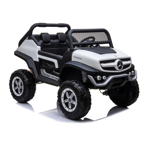 Auto na Akumulator Mercedes Unimog 4x4 Dla Dzieci Światła LED MP3 Biały
