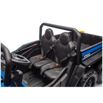 Pojazd Na Akumulator 6 Kół XB-1038A 4x4 24V Niebieski