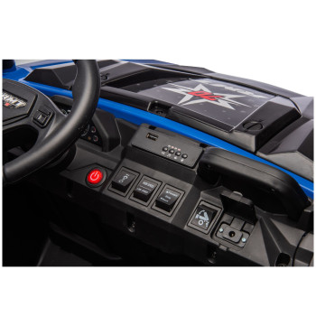 Pojazd Na Akumulator 6 Kół XB-1038A 4x4 24V Niebieski