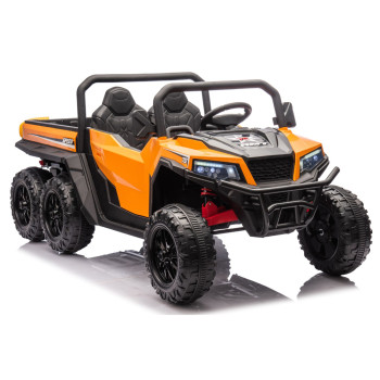 Pojazd Na Akumulator 6 Kół XB-1038A 4x4 24V Pomarańczowy