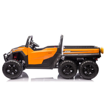 Pojazd Na Akumulator 6 Kół XB-1038A 4x4 24V Pomarańczowy
